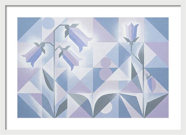Canterbury Bells In Soft Blue And Lavender