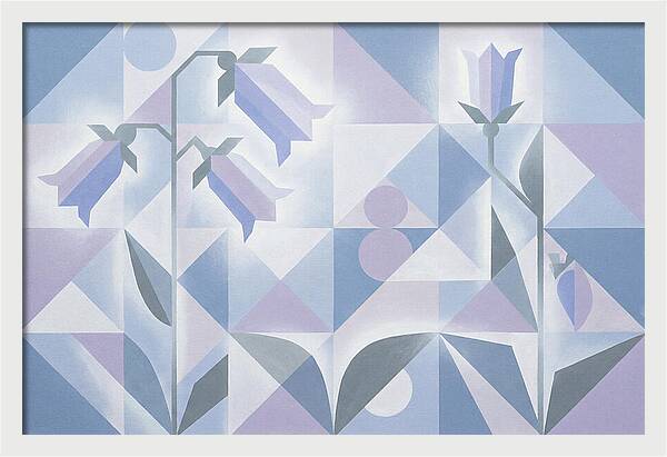 Canterbury Bells In Soft Blue And Lavender