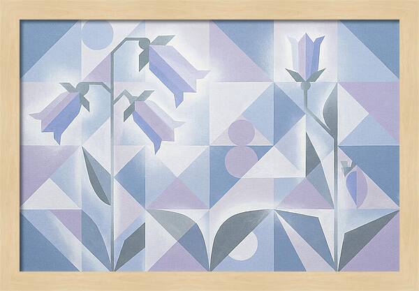 Canterbury Bells In Soft Blue And Lavender