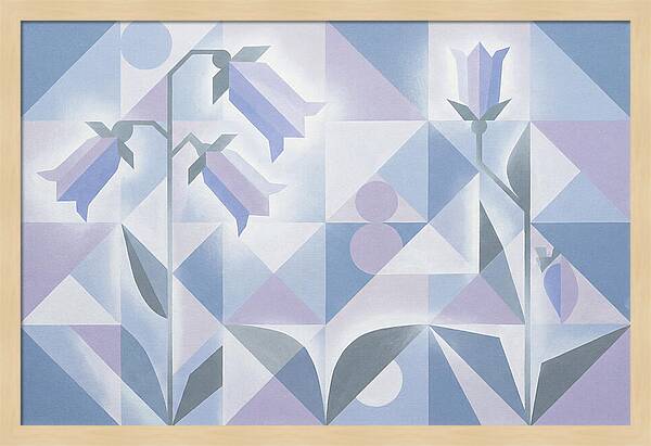 Canterbury Bells In Soft Blue And Lavender