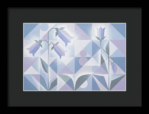 Canterbury Bells In Soft Blue And Lavender