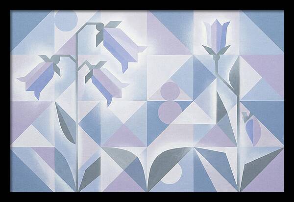 Canterbury Bells In Soft Blue And Lavender