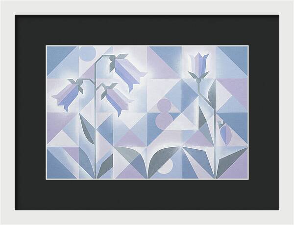 Canterbury Bells In Soft Blue And Lavender