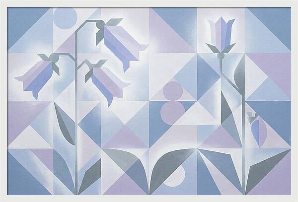 Canterbury Bells In Soft Blue And Lavender