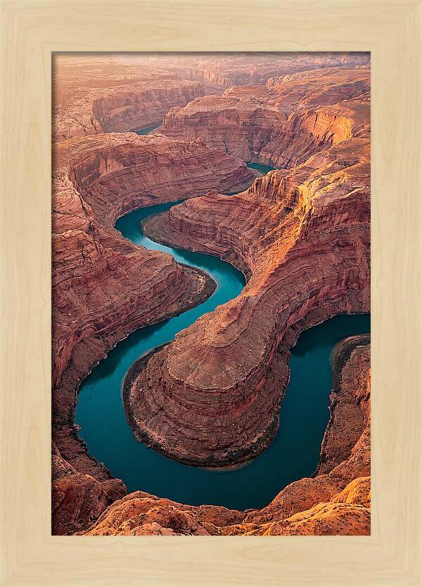 Canyon Curves From Above
