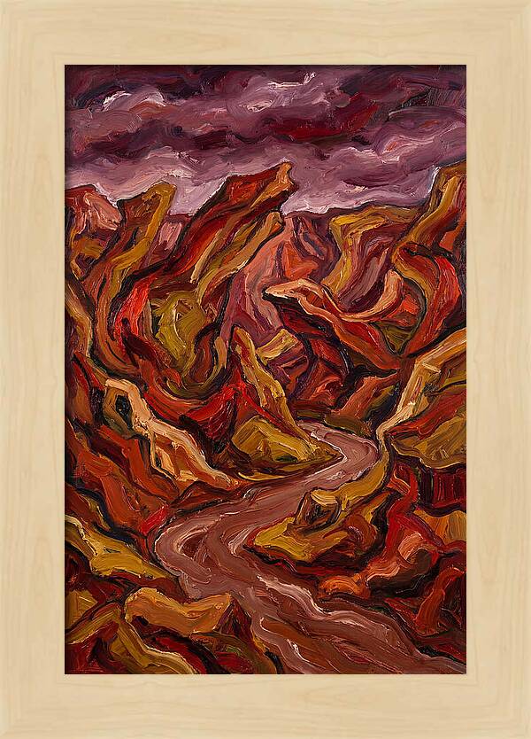 Canyon Landscape In Bold Hues