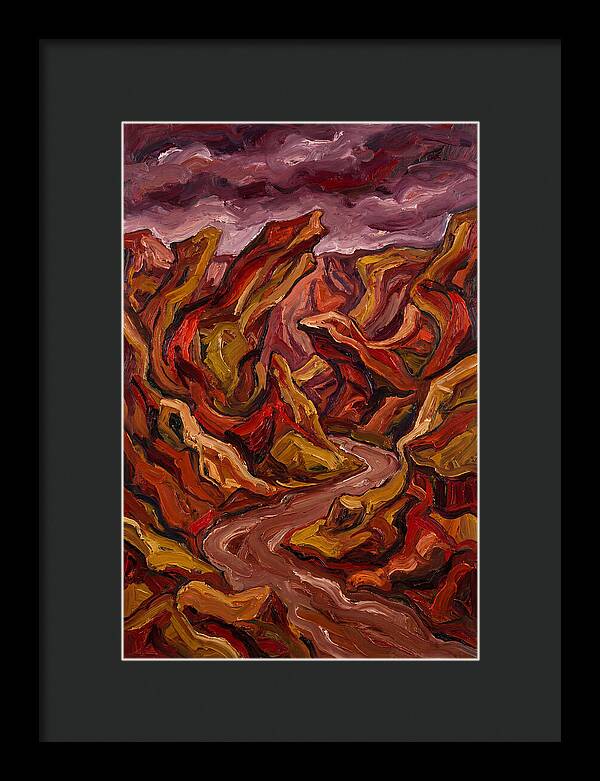 Canyon Landscape In Bold Hues