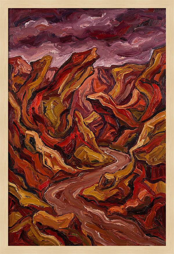 Canyon Landscape In Bold Hues