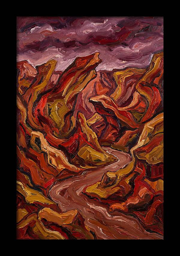 Canyon Landscape In Bold Hues