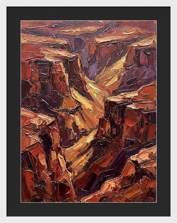 Canyon Landscape In Warm Tones