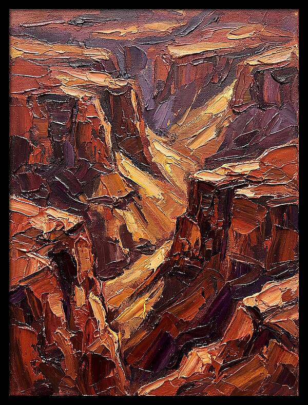 Canyon Landscape In Warm Tones
