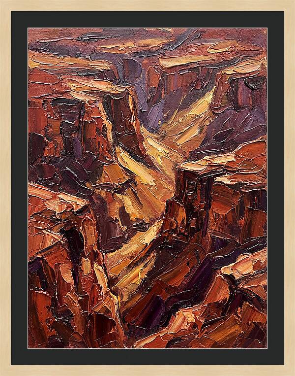 Canyon Landscape In Warm Tones