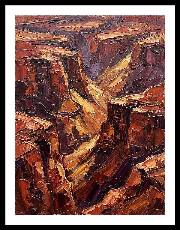 Canyon Landscape In Warm Tones