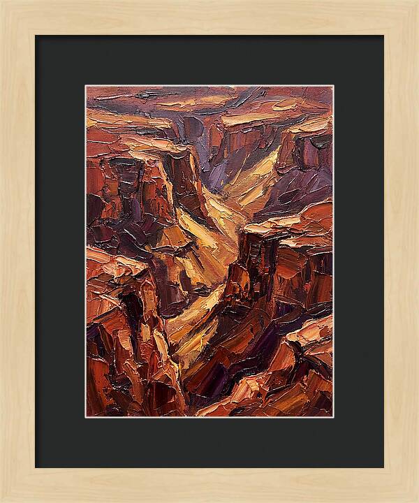 Canyon Landscape In Warm Tones
