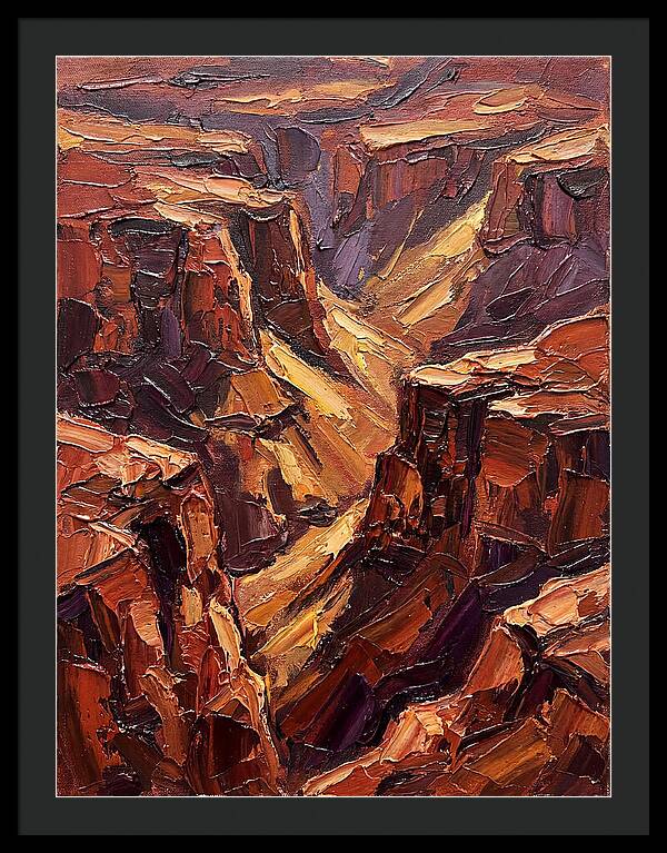 Canyon Landscape In Warm Tones