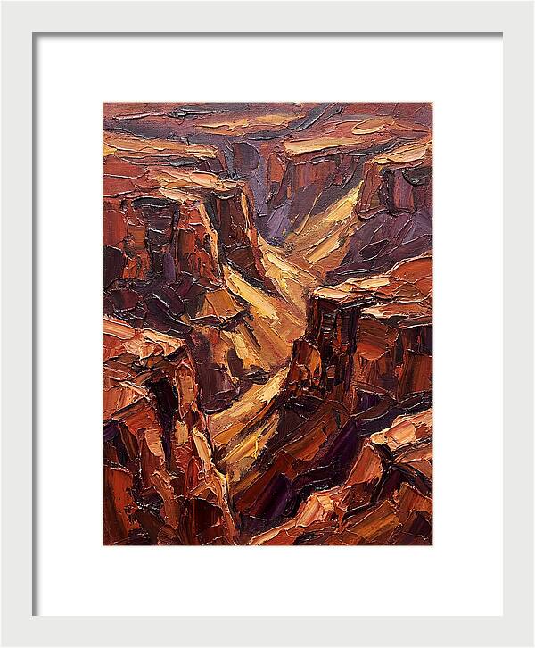 Canyon Landscape In Warm Tones