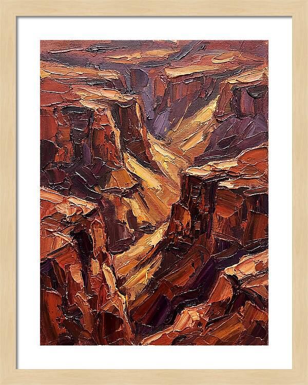 Canyon Landscape In Warm Tones