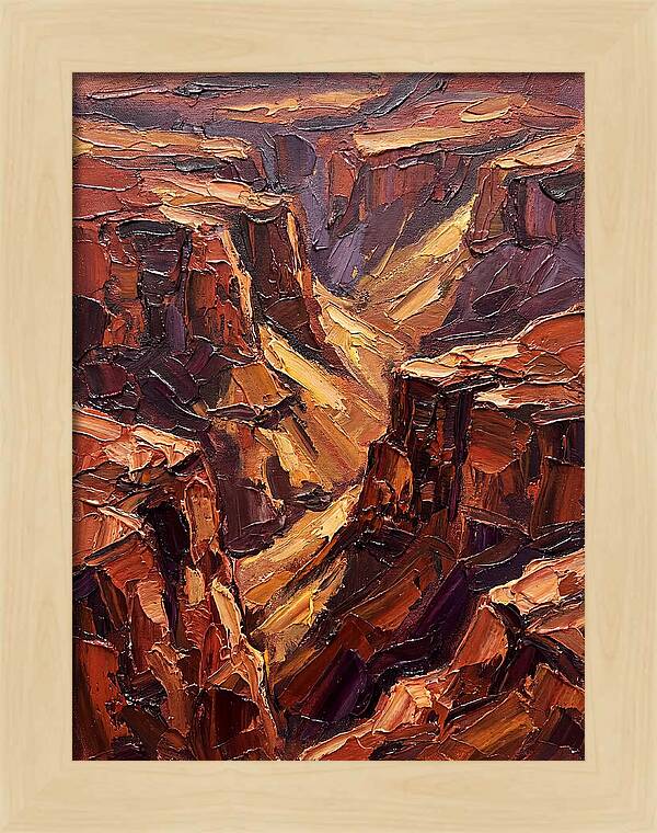 Canyon Landscape In Warm Tones