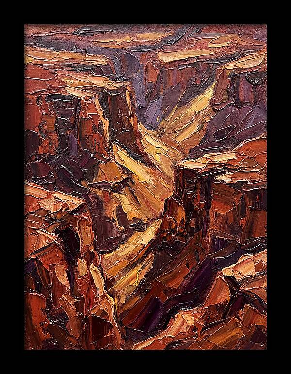 Canyon Landscape In Warm Tones
