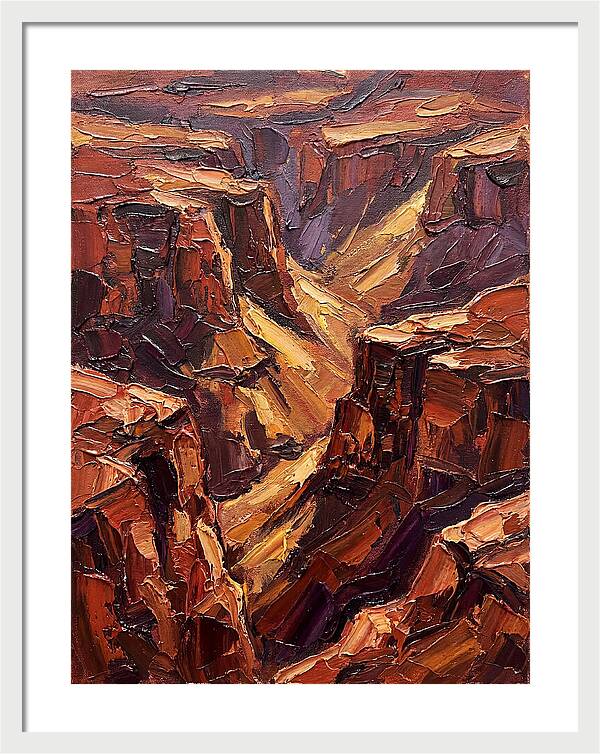 Canyon Landscape In Warm Tones