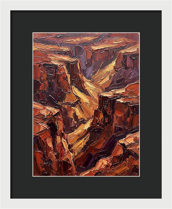 Canyon Landscape In Warm Tones