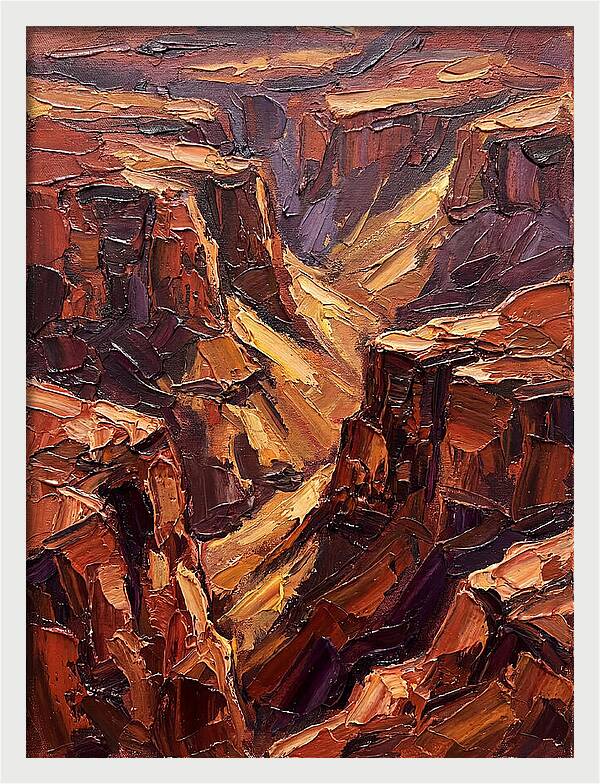 Canyon Landscape In Warm Tones
