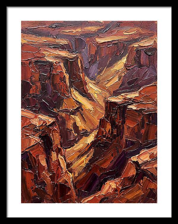 Canyon Landscape In Warm Tones