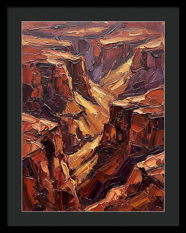 Canyon Landscape In Warm Tones