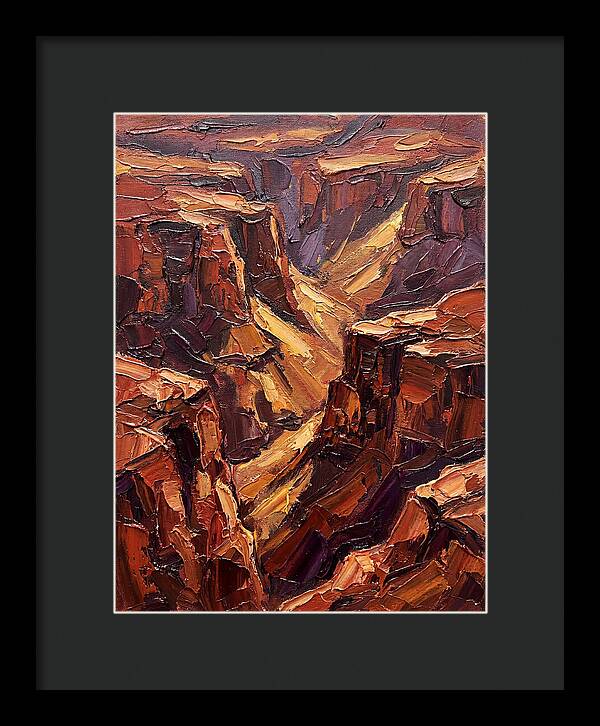 Canyon Landscape In Warm Tones