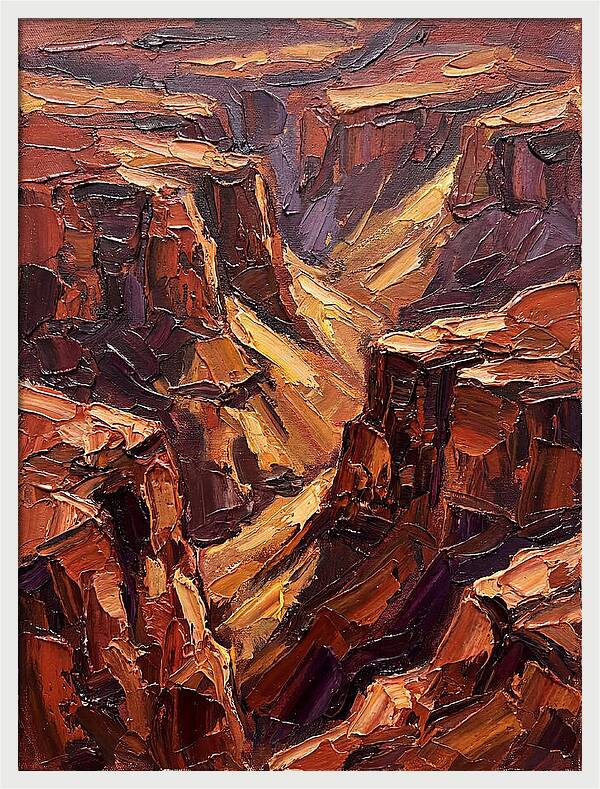 Canyon Landscape In Warm Tones