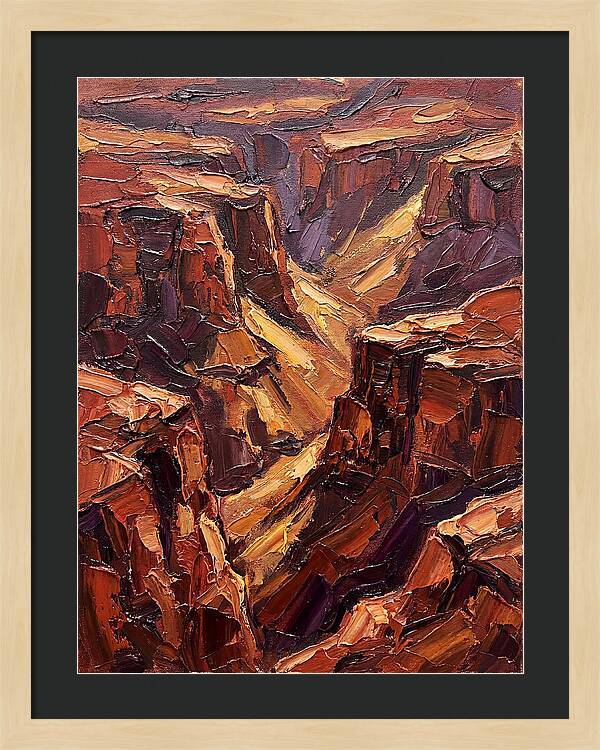 Canyon Landscape In Warm Tones