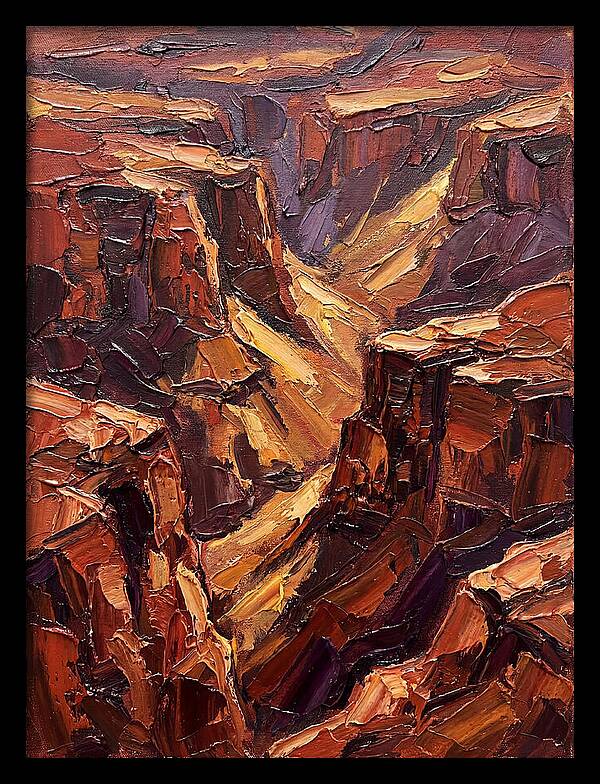 Canyon Landscape In Warm Tones