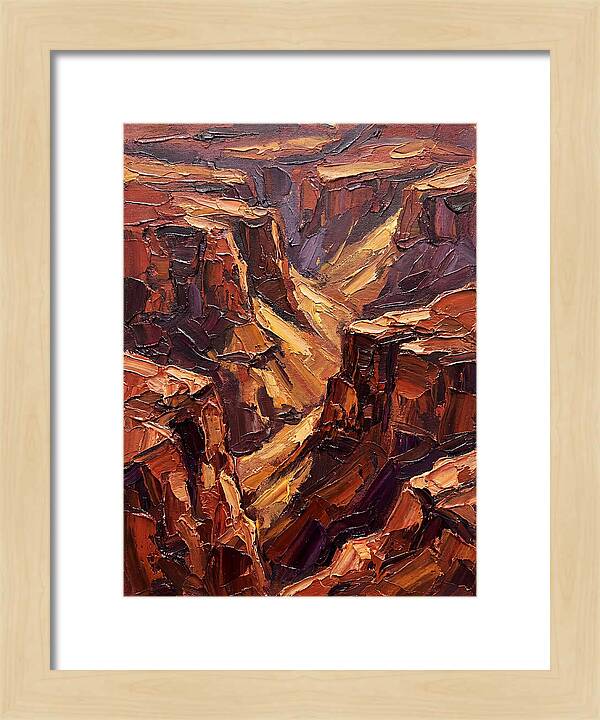Canyon Landscape In Warm Tones
