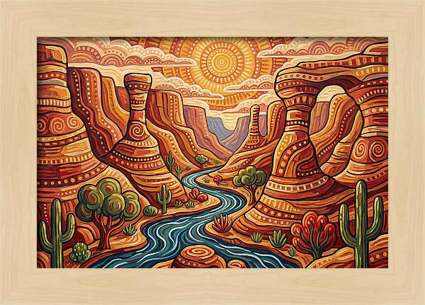 Canyon Landscape Serenity