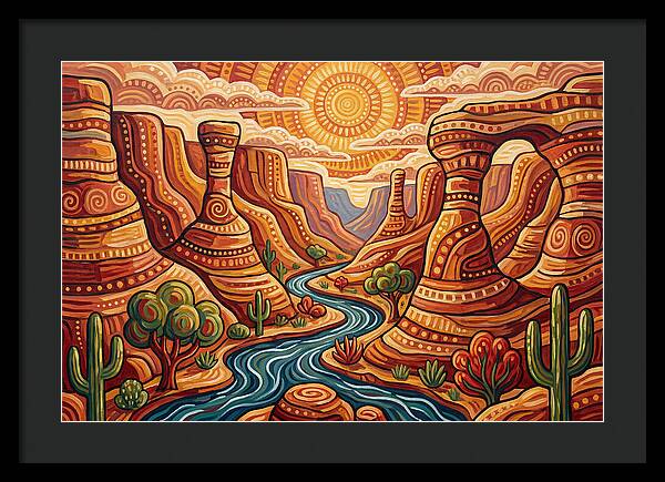 Canyon Landscape Serenity