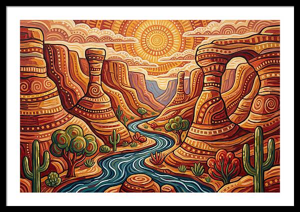 Canyon Landscape Serenity
