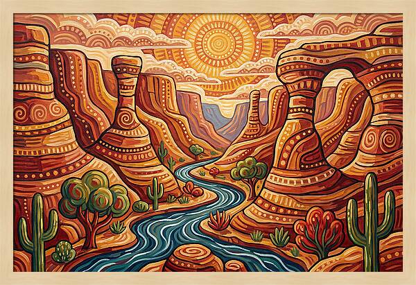 Canyon Landscape Serenity