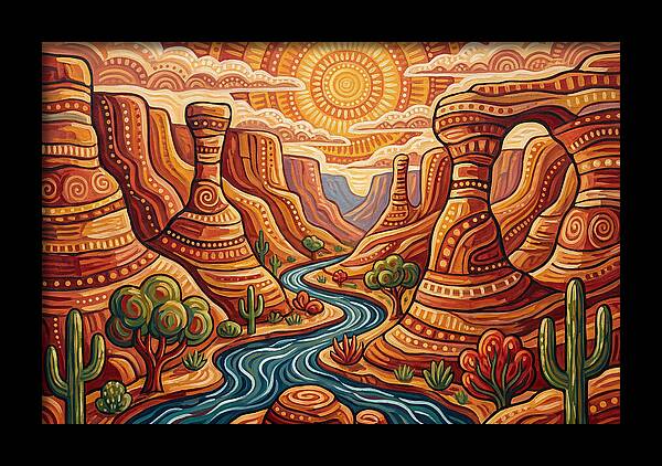 Canyon Landscape Serenity