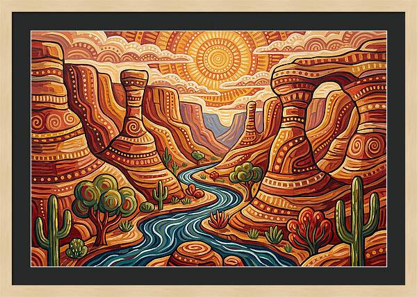 Canyon Landscape Serenity