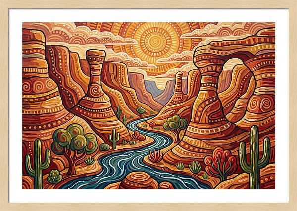Canyon Landscape Serenity