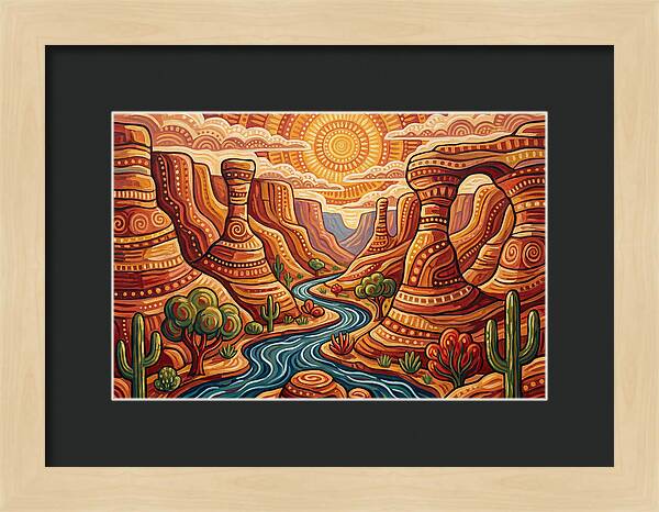Canyon Landscape Serenity