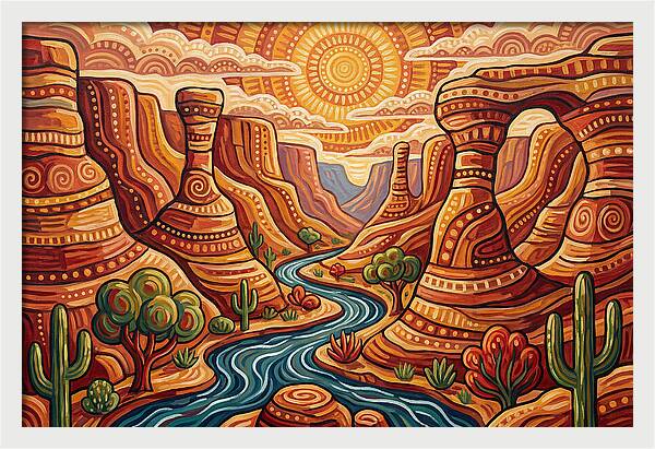 Canyon Landscape Serenity