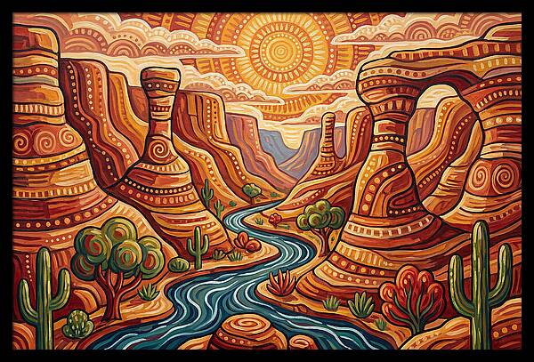 Canyon Landscape Serenity