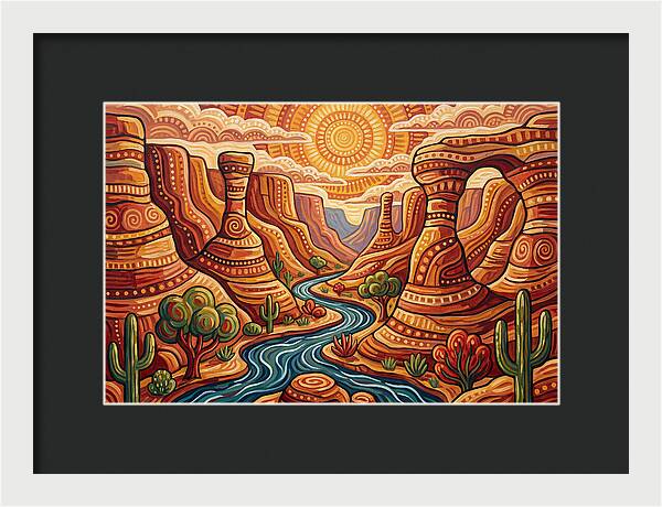 Canyon Landscape Serenity