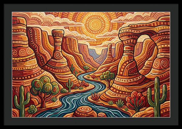 Canyon Landscape Serenity
