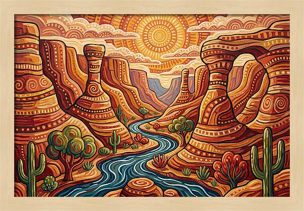 Canyon Landscape Serenity
