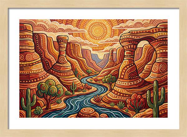 Canyon Landscape Serenity