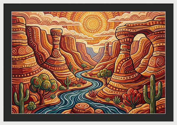 Canyon Landscape Serenity