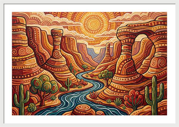 Canyon Landscape Serenity
