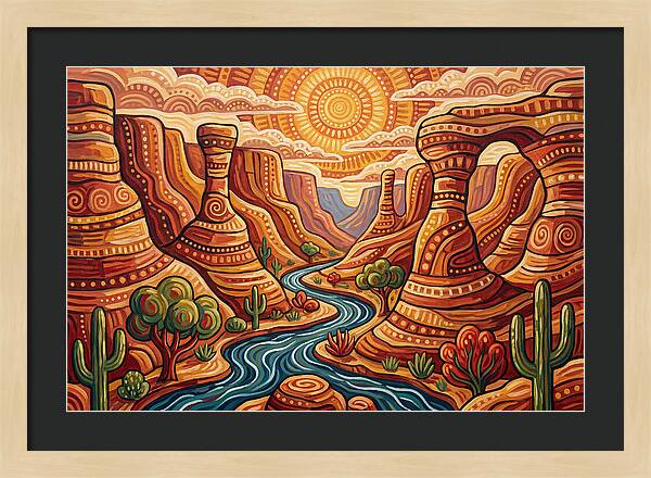 Canyon Landscape Serenity